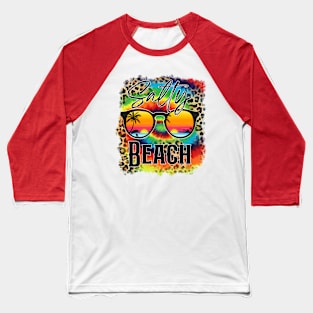 Beach artwork Baseball T-Shirt